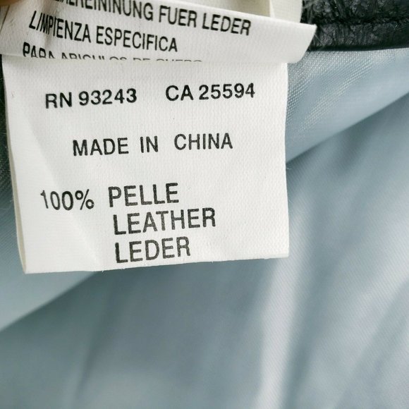 Diesel Slim Straight Leather Pants - Picture 11 of 12